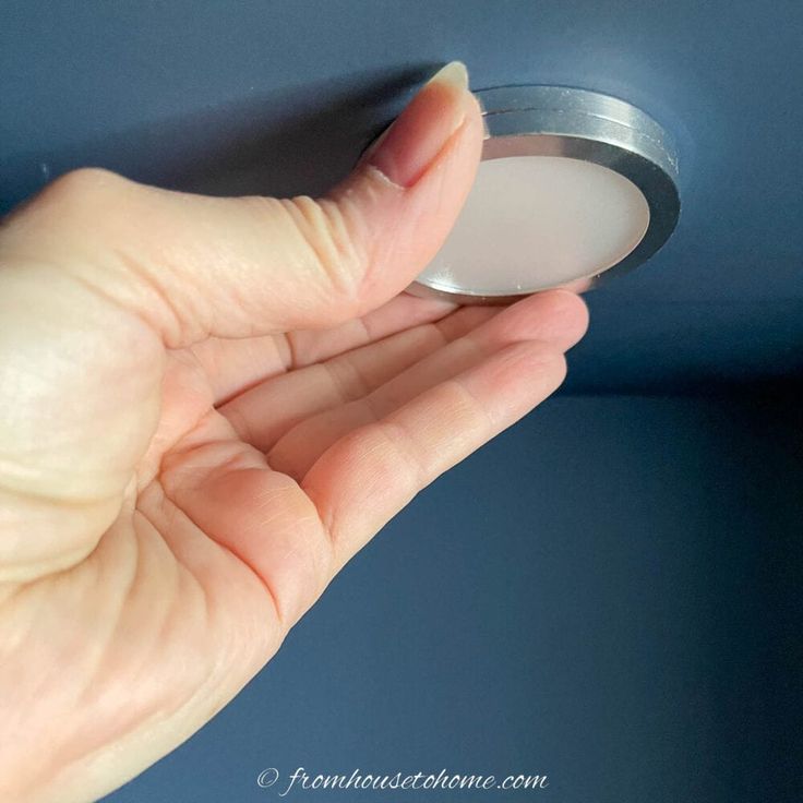 How To Install Shelf Lighting Using Puck Lights From House To Home how-to-install-shelf-lighting-using-puck-lights-from-house-to-home