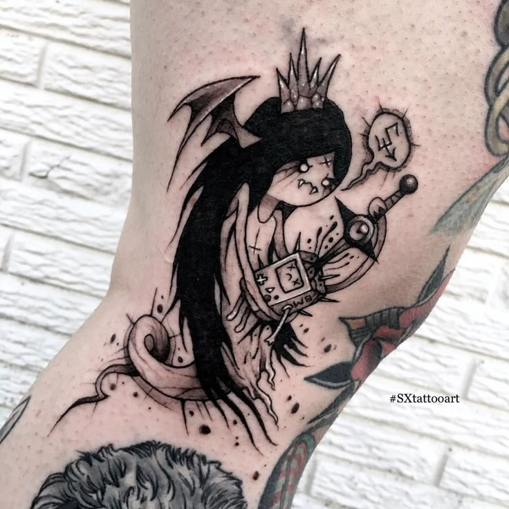 Tattoo gut und böse vereint