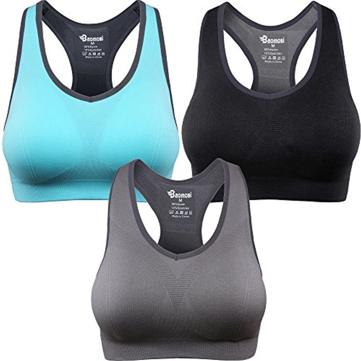 Women's Sports Bras Seamless High Impact Support Racerback