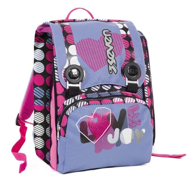 Zaino Scuola Sdoppiabile Big - Seven Lol - Lilla Nero - Estensibile Elementari E Medie 28 Lt | Bags, Vera Bradley Backpack, Fashion