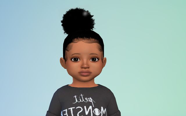 The sims 3 cc hair girls afro puffs