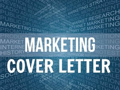 sample marketing cover letter