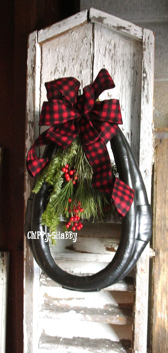 Chippy Shabby Vintage Horse Collar Christmas Vintage Horse Collar Christmas Wreaths Decorations