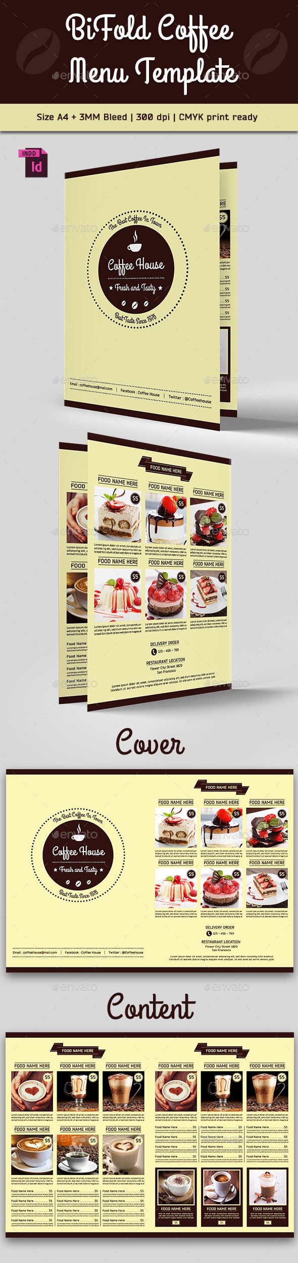 restaurants menu template