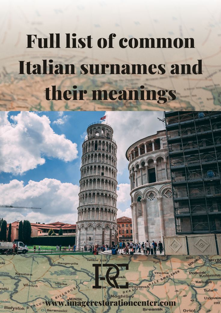 A Map With The Words Full List Of Common Italian Summers And Their Meanings A Map With The Words Full List Of Common Italian Summers And Their Meanings