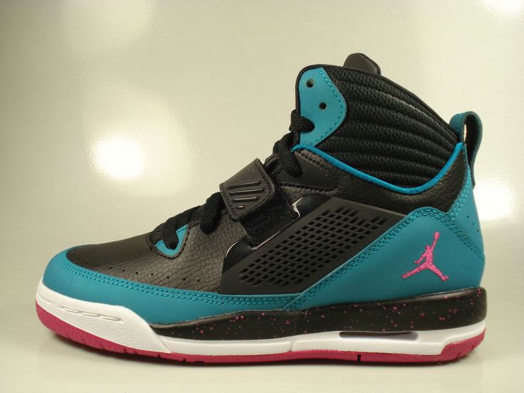 Air Jordan Flight 97 (GS) [Black /Pink/Tropica Teal ...
