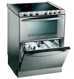 dishwasher oven stove candy trio electric