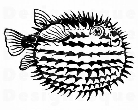 Download Puffer Fish SVG Fish Svg Puffer Fish Clipart Puffer Fish | Etsy in 2021 | Fishing svg, Fish ...