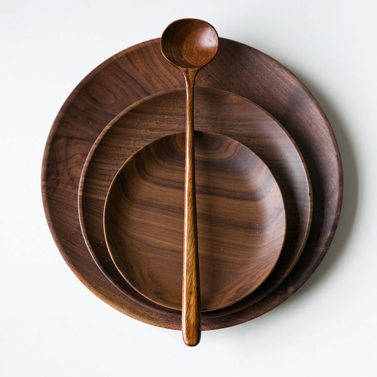 Unfinished Wood Bowls and Plates | Popular Wooden Bowl Set with Tray-Buy Cheap W...