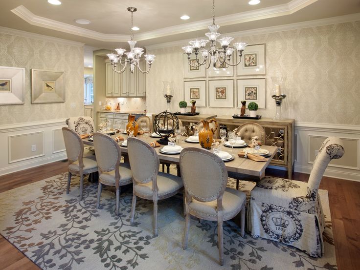 Best 79 Builders Toll Brothers Progress Lighting Images On Toll Brothers Dining Setting Featuring Progress Lighting Roxbury Chandeliers View