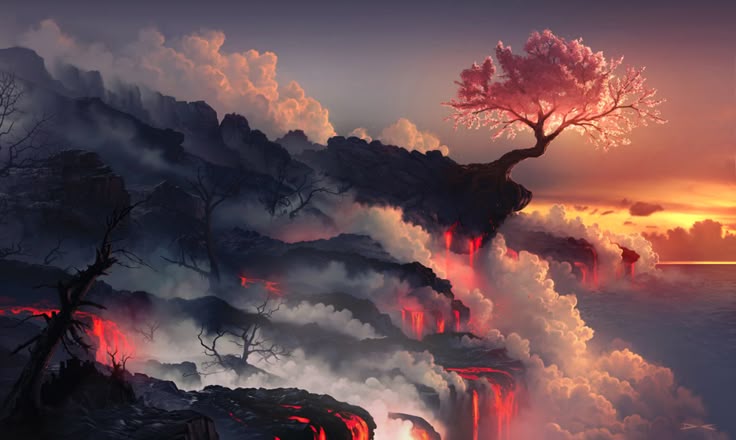 ArtStation - Scorched Earth, Daniel Conway | Landscape wallpaper