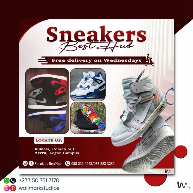 Sneakers Flyer Design Template Sneakers Flyer Design Template