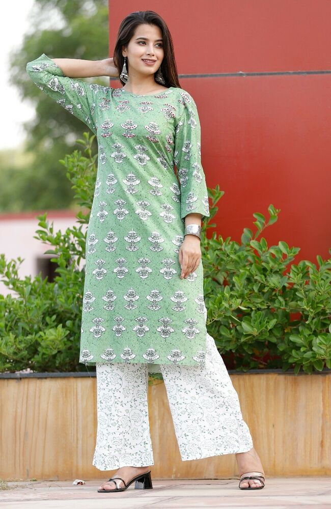 Diwali Special Designer Kurta Kurti Palazzo Stylish Salwar Kameez Beautiful Suit