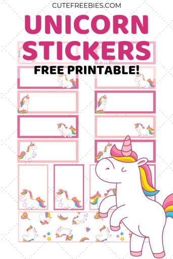 Printable School Label Stickers - Cute Freebies For You | Free school labels, School stickers ...