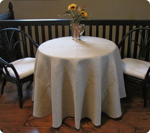 The Perfect Round Burlap Tablecloth Bedroom Pinterest The Perfect Round Burlap Tablecloth Bedroom Pinterest And Sewing