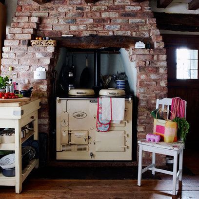 Kitchen New Rustic Aga In Chimney Alcove Kitchen New Rustic Aga In Chimney Alcove