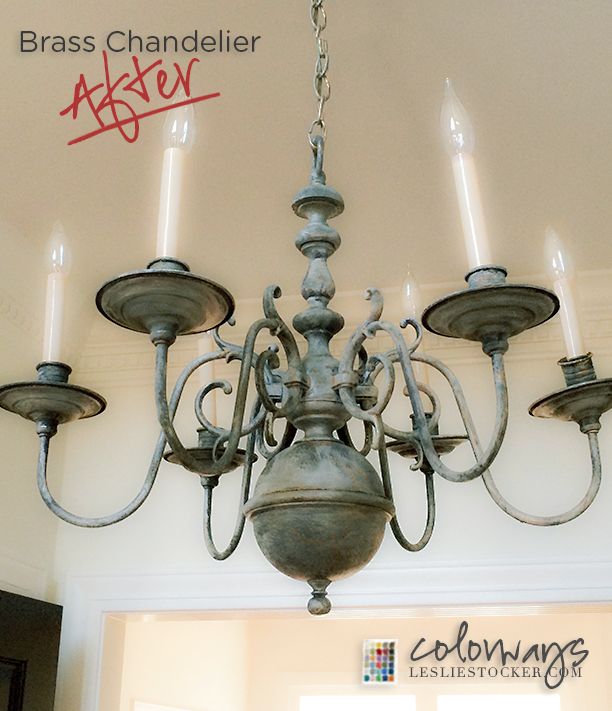 Best 25 Brass Chandelier Makeover Ideas On 21 Transforming A Brass Chandelier With Chalk Paint And Wax Part 3