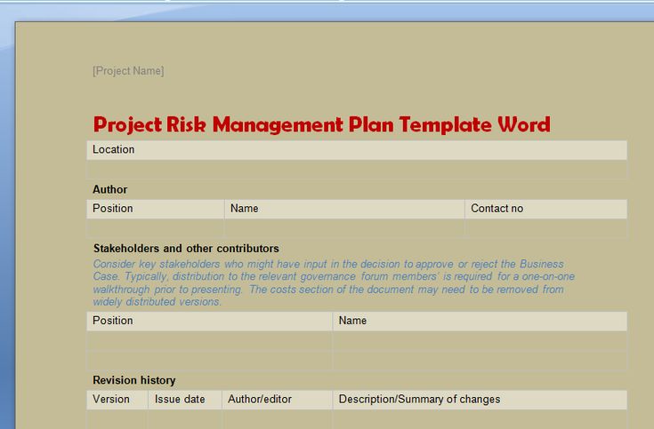 The 25+ best Risk management plan example ideas on Pinterest - project plan templates word The 25+ best Risk management plan example ideas on Pinterest - project plan templates word