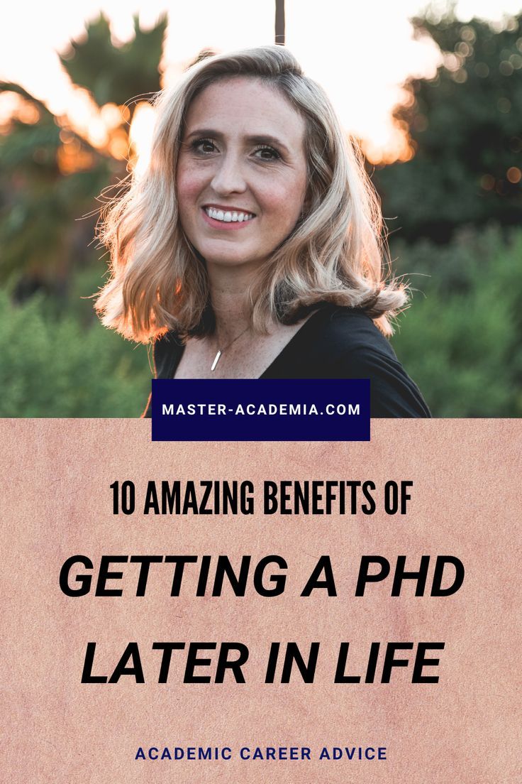 getting phd later in life