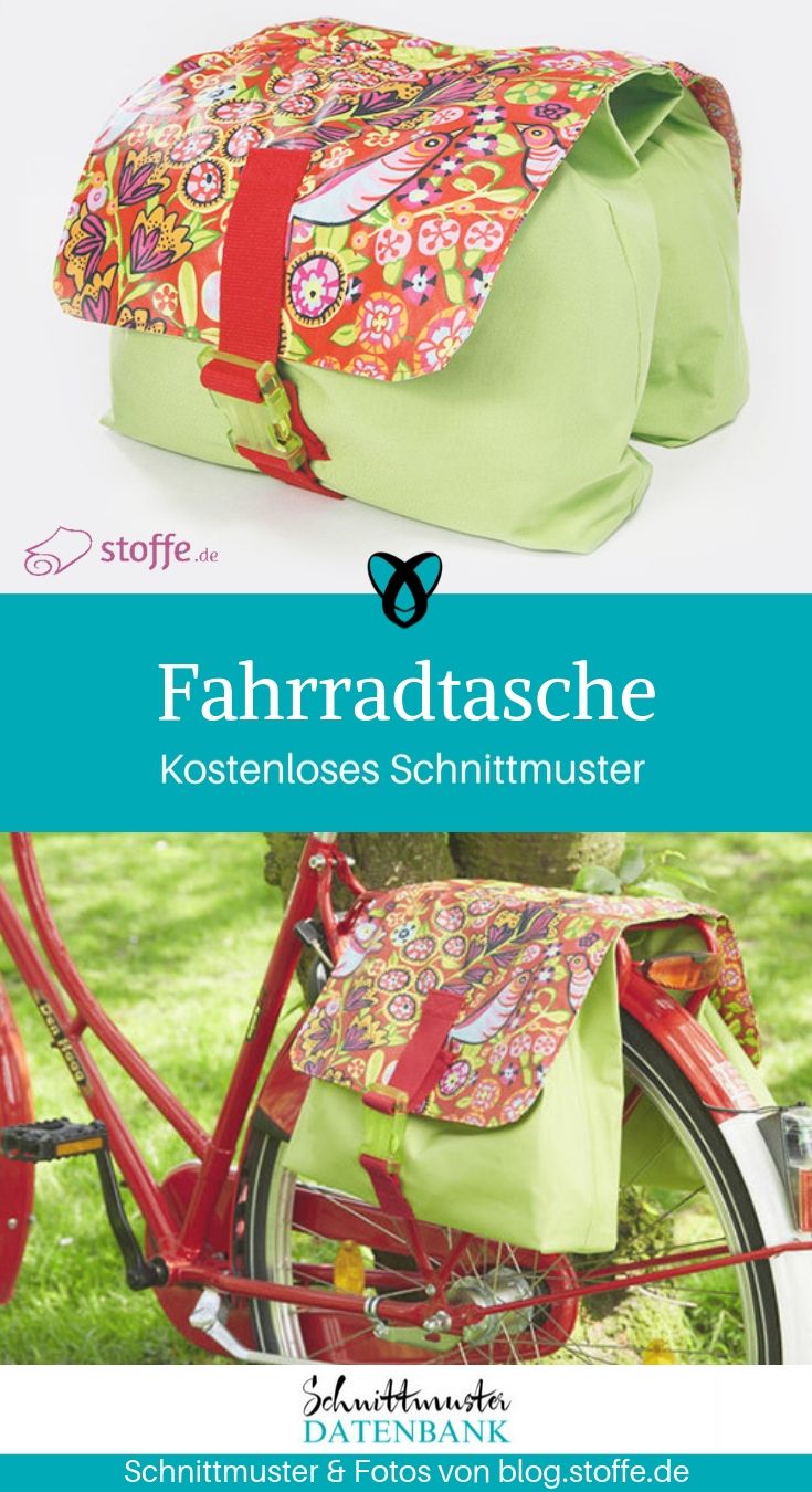 Große Fahrradtasche | Fahrradtasche, Freebook tasche Cooles Fahrrad noch cooler machen? | Freebook tasche