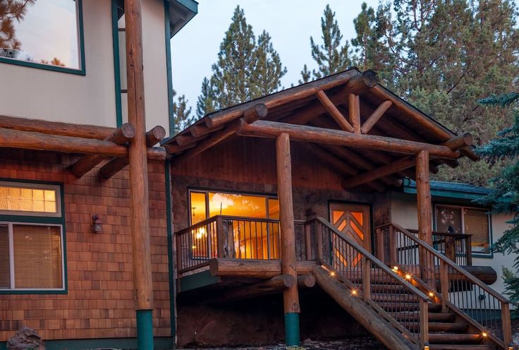 526 per night Bend Oregon Large log cabins, Cabin, House styles