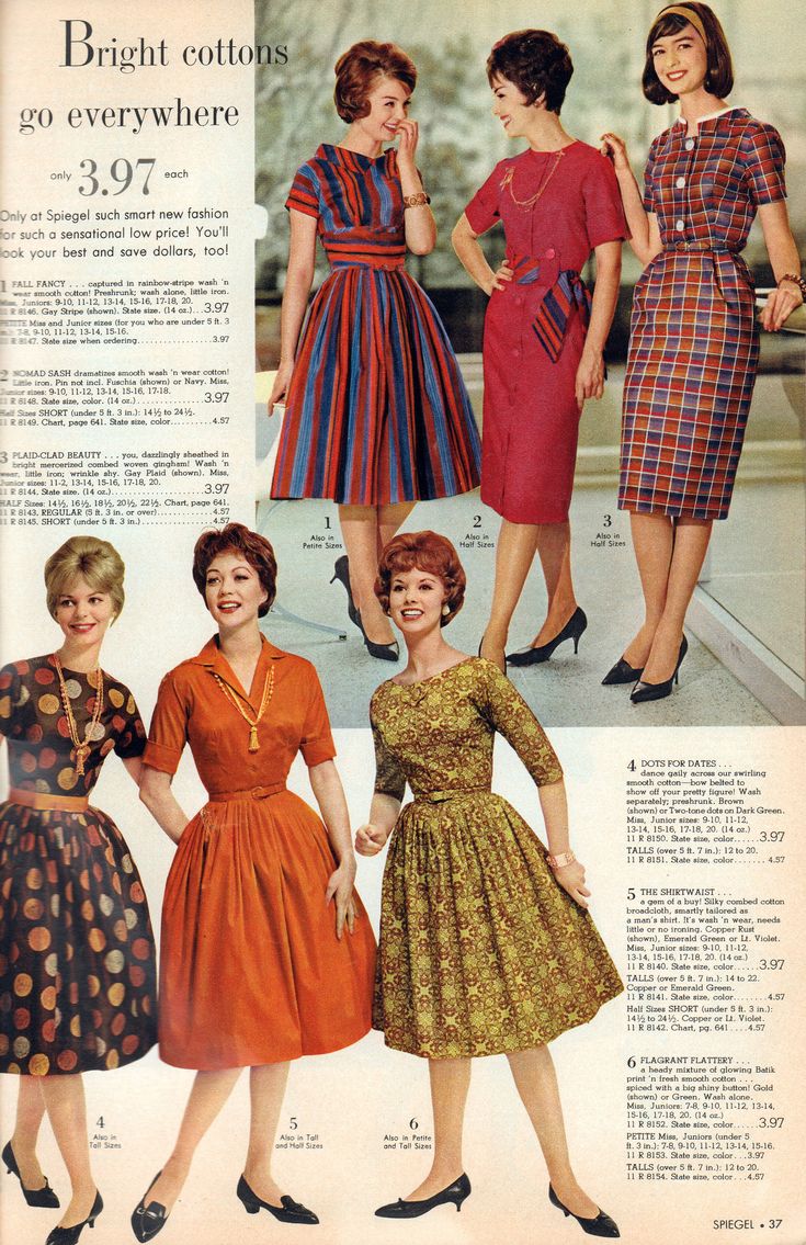 Spiegel Fall & Winter 1961 in 2021 | 1960s outfits, 1960s fashion