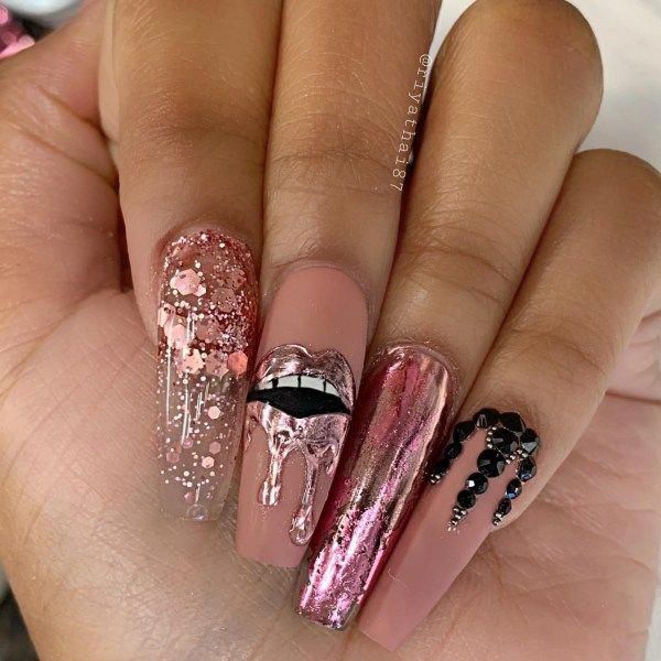 How To Do Gel Nails At Home In 2020 Coffin Nails Designs Pretty