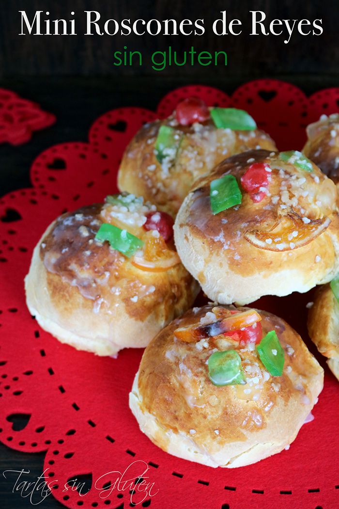 Tartas Sin Gluten 365 Dias Sin Gluten Mini Roscones De Reyes Singluten Tartas Sin Gluten Recetas Dulces Para Celiacos Recetas De Comida