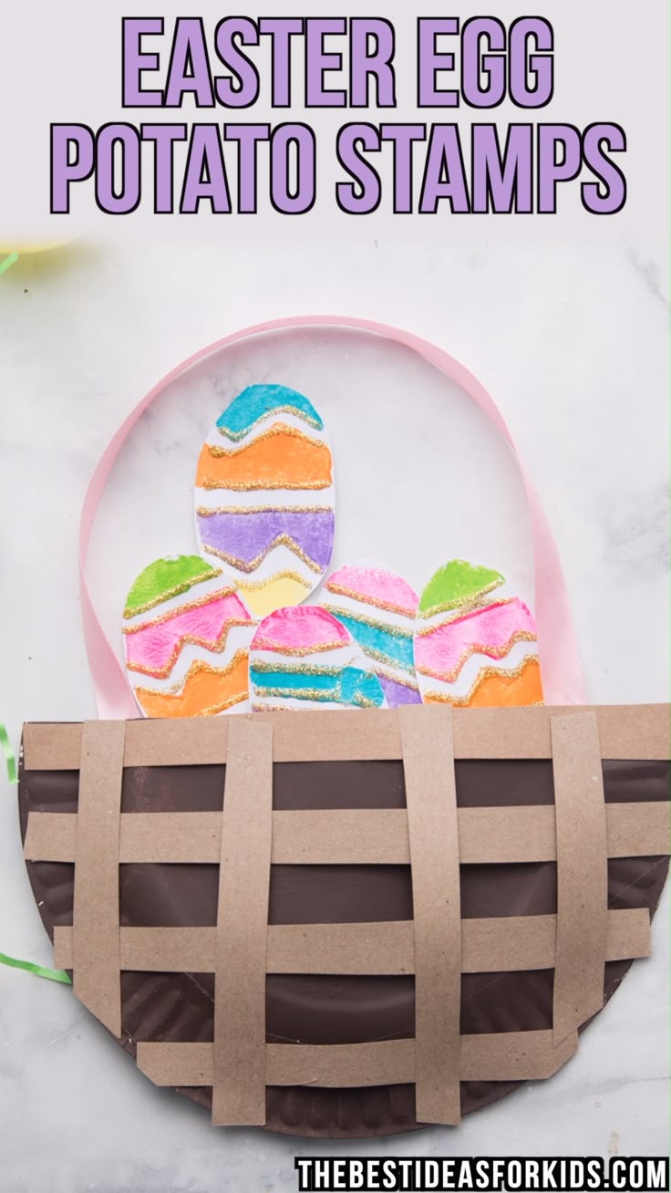 EASTER EGG POTATO STAMPS EASTER EGG POTATO STAMPS