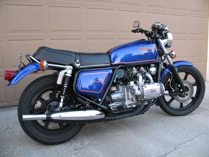 Honda GL1000 shiny blue | GL1000 Pics | Pinterest | Honda ...