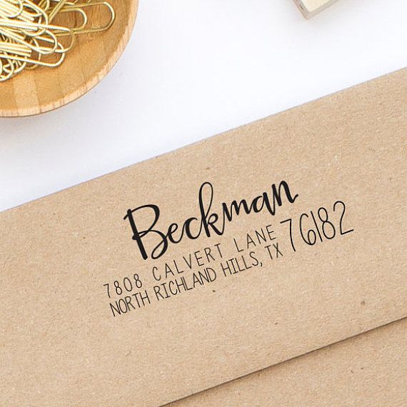 return address stamp self