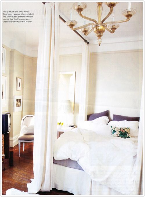 use curtain rods to create a canopy bed genius