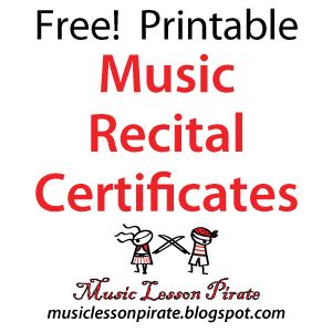 11 best recital certificates images on pinterest piano violin recital program template