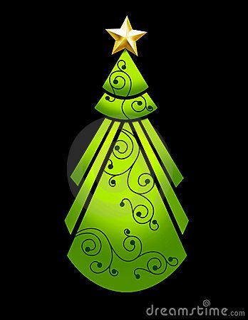 Art deco Christmas Tree