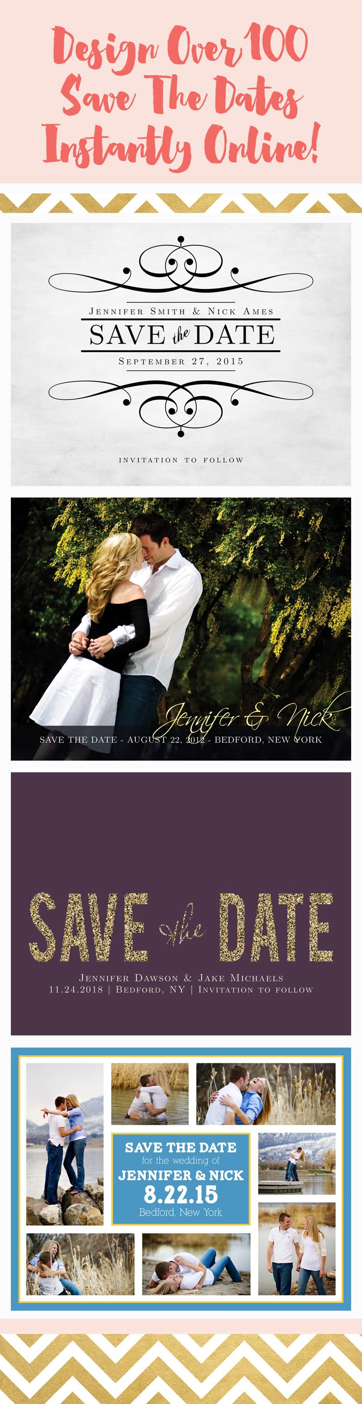 design your own save the date cards