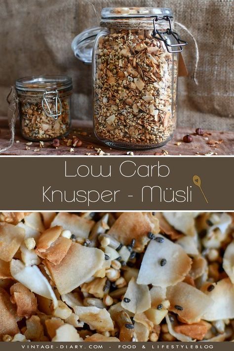 Gesundes Knusper – Müsli (Low Carb Gesundes Knusper – Müsli (Low Carb