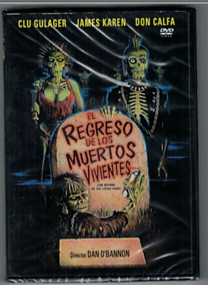 El Regreso De Los Muertos Vivientes Dvd Muertos Vivientes Muerte Dvd