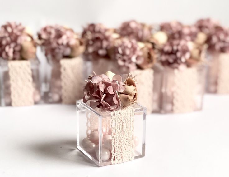 10 Stück Rosa Gefälligkeiten, Hochzeitsbevorzugungen für Gäste, Baby Shower Gefälligkeiten, Hochzeitsbevorzugungen, Gefälligkeiten, Mädchen Party Gefälligkeiten, Party Gefälligkeiten, erröten Hochzeit - mini-presents