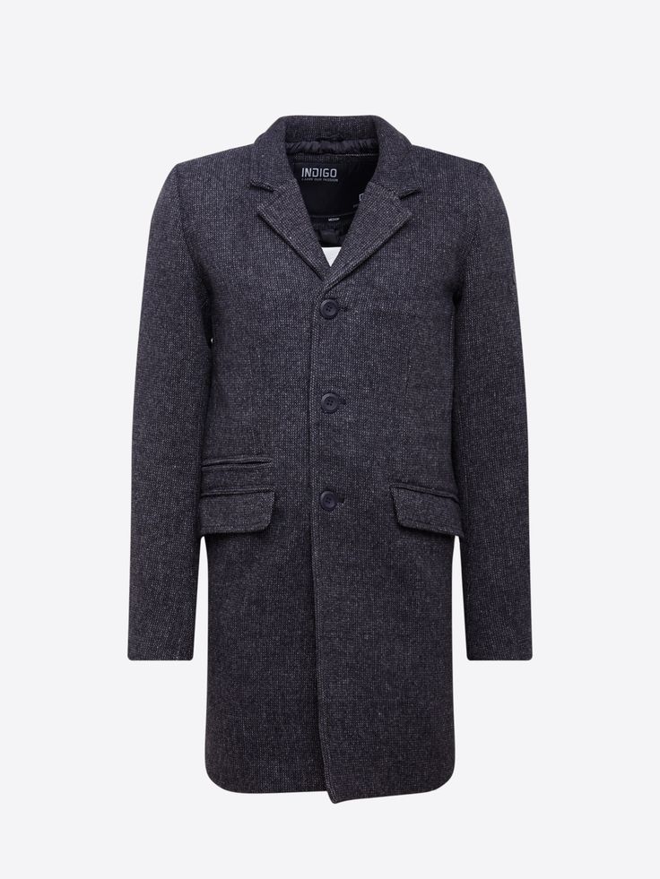 Pin auf Products Indicode Herren Wollmantel Mathieu schwarz | Modefreund Shop