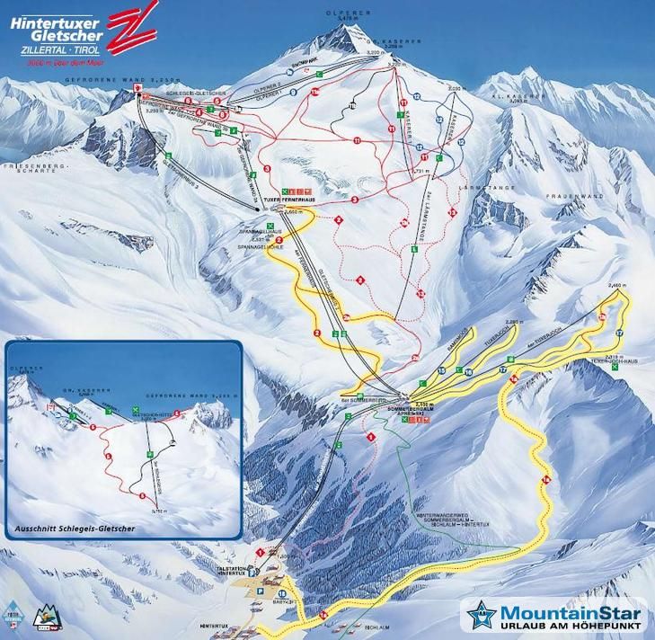 Ski Huts Skiregion Hintertuxer Gletscher Zillertal Tux