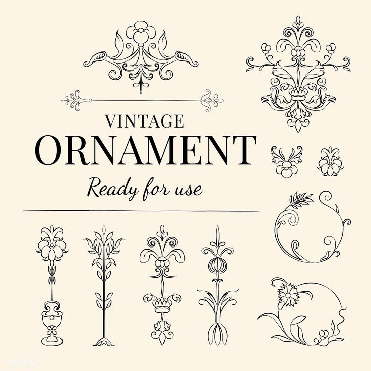 Vintage Flourish Ornament Illustration Free Image By Rawpixel Com 無料のベクター素材 結婚式 招待状 結婚式 Diy