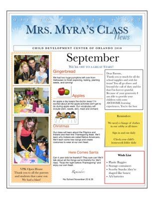preschool flyer ideas