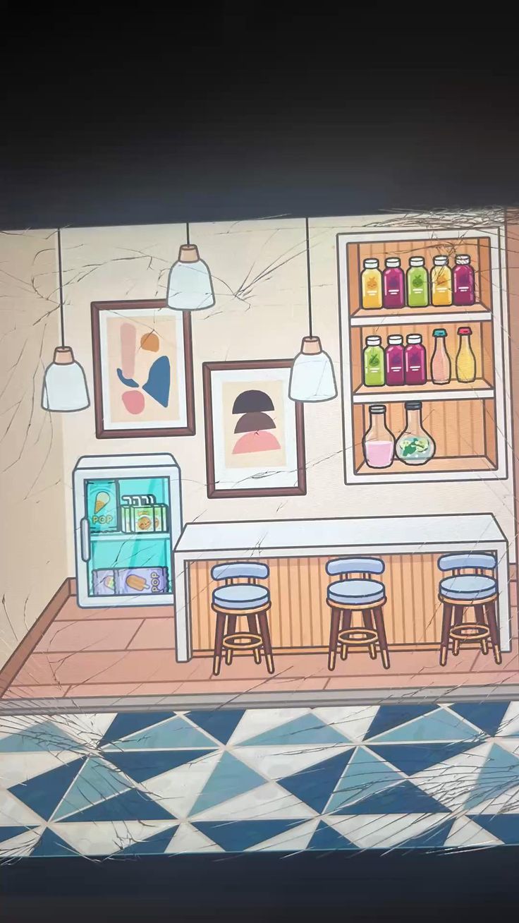 toca boca bar in the mega mansion Gallery wall, Mega mansions, Decor