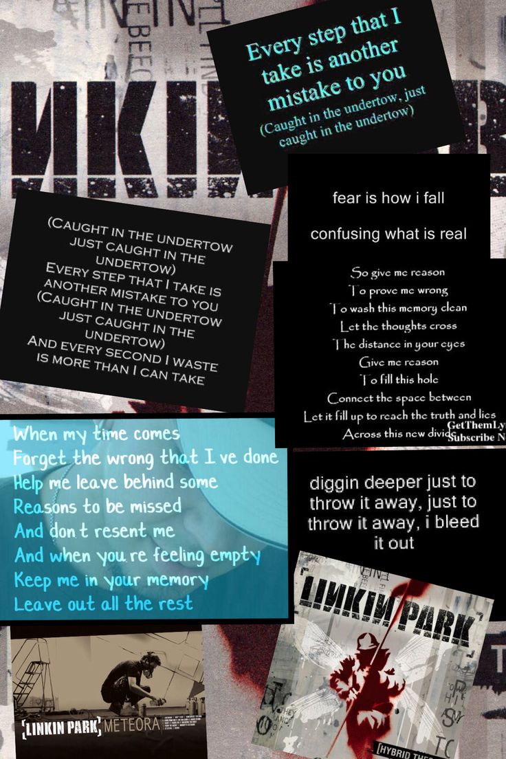 Linkin park lyrics