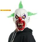 Halloween Horrific Demon Adult Scary Clown Cosplay Props Devil Flame Zombie Mask...