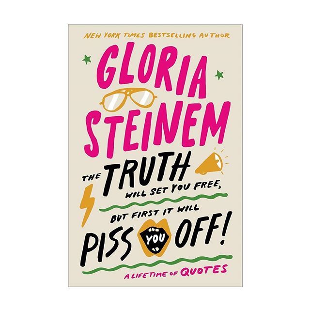 Gloria Steinem Design by Laura Palese (With images) Book cover