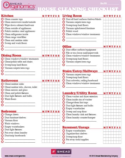 monthly home maintenance schedule