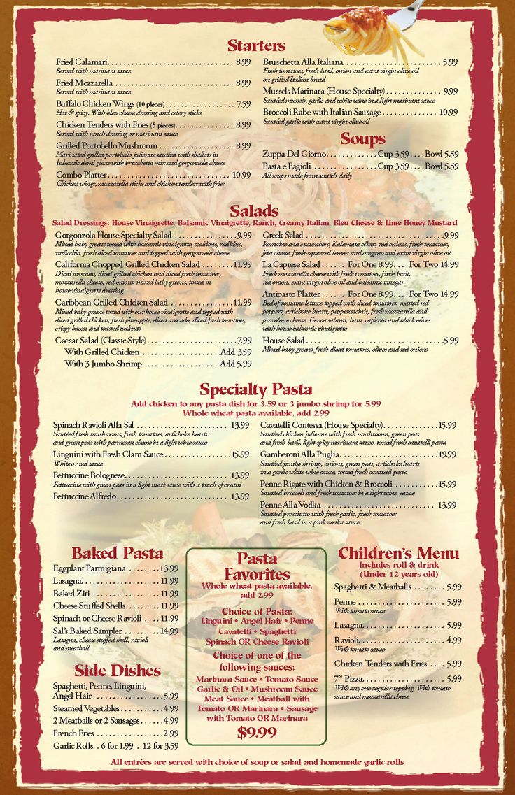 restaurant menu template free word