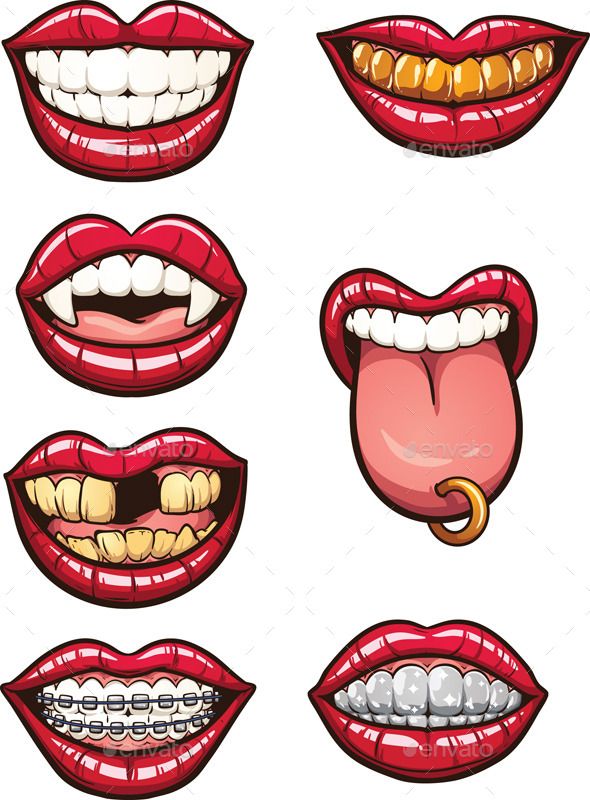 Cartoon Mouths | Lips illustration, Cartoon mouths, Mouth drawing