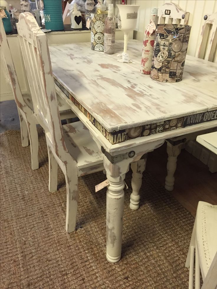 shabby chic table and chairs fabric decoupage shabby shabby chic table and chairs fabric decoupage shabby